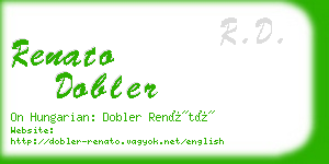 renato dobler business card